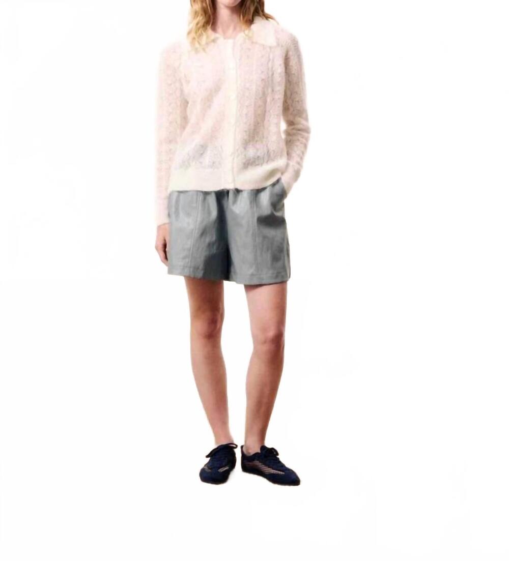 NEW FRNCH women's kristen cardigan in creme